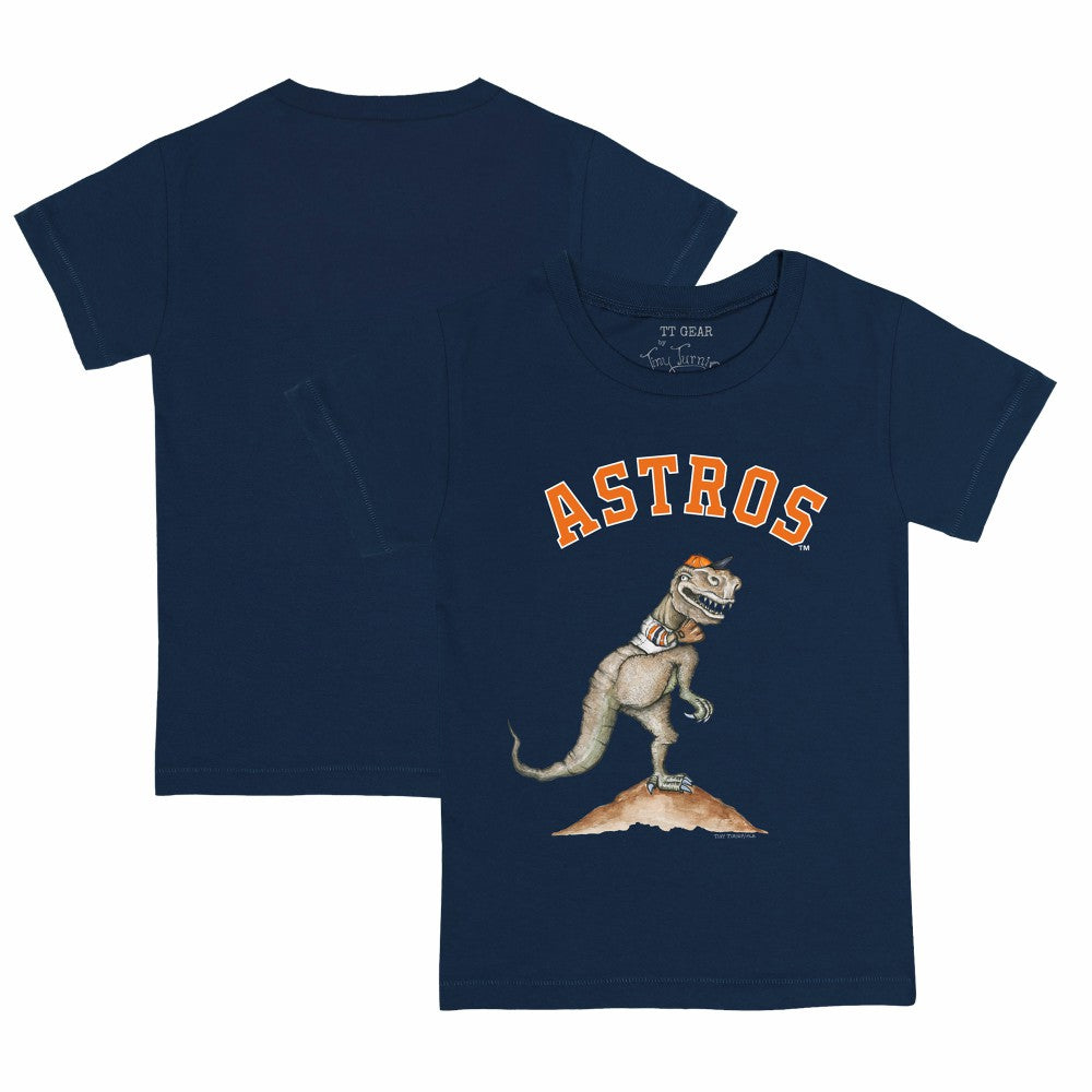 Navy Houston Astros Tiny Turnip Youth TT Rex T-Shirt