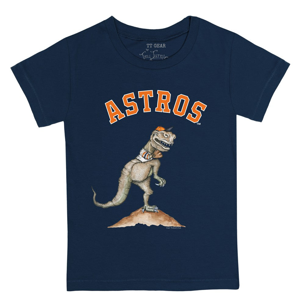 Navy Houston Astros Tiny Turnip Youth TT Rex T-Shirt