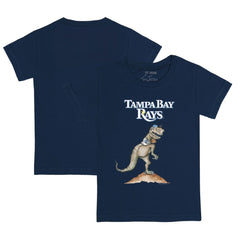 Navy Tampa Bay Rays Tiny Turnip Youth TT Rex T-Shirt