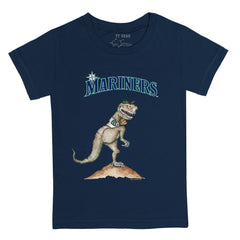 Navy Seattle Mariners Tiny Turnip Youth TT Rex T-Shirt