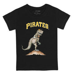 Black Pittsburgh Pirates Tiny Turnip Youth TT Rex T-Shirt
