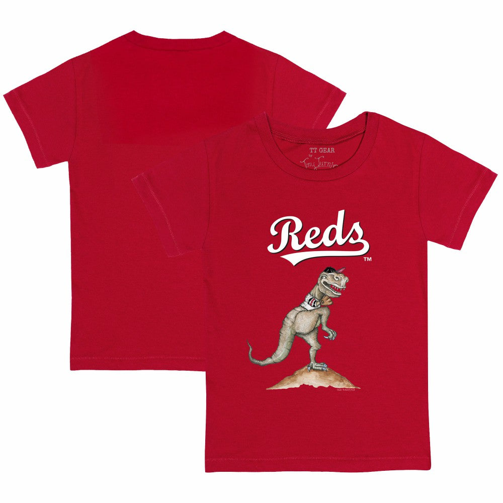 Red Cincinnati Reds Tiny Turnip Youth TT Rex T-Shirt