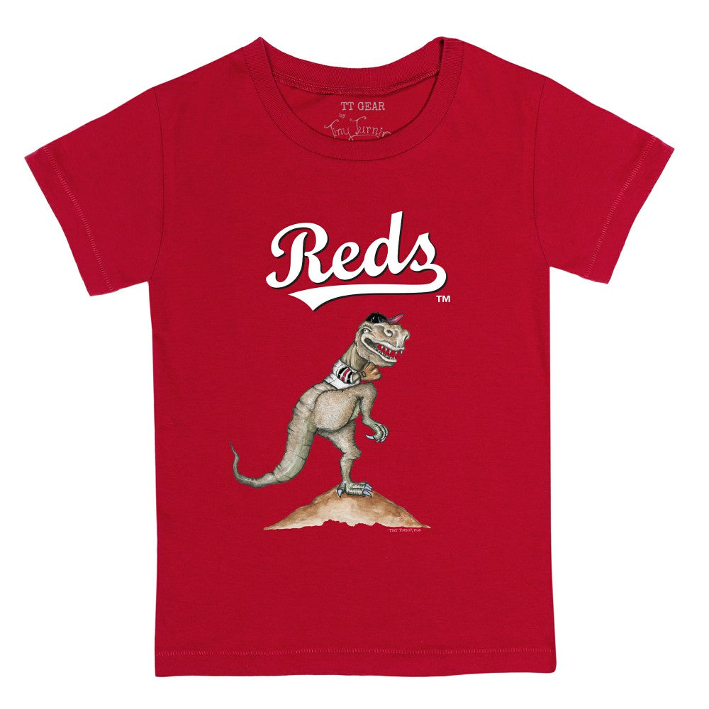 Red Cincinnati Reds Tiny Turnip Youth TT Rex T-Shirt