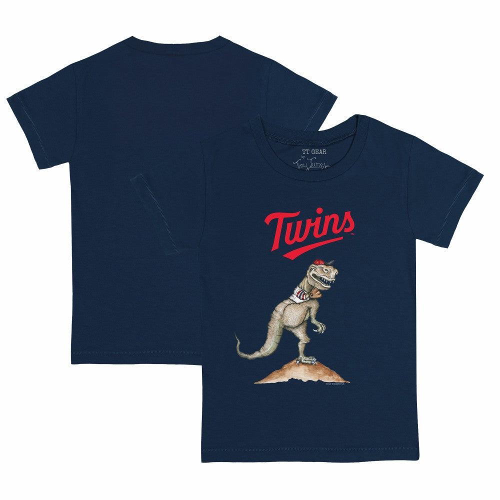 Navy Minnesota Twins Tiny Turnip Youth TT Rex T-Shirt
