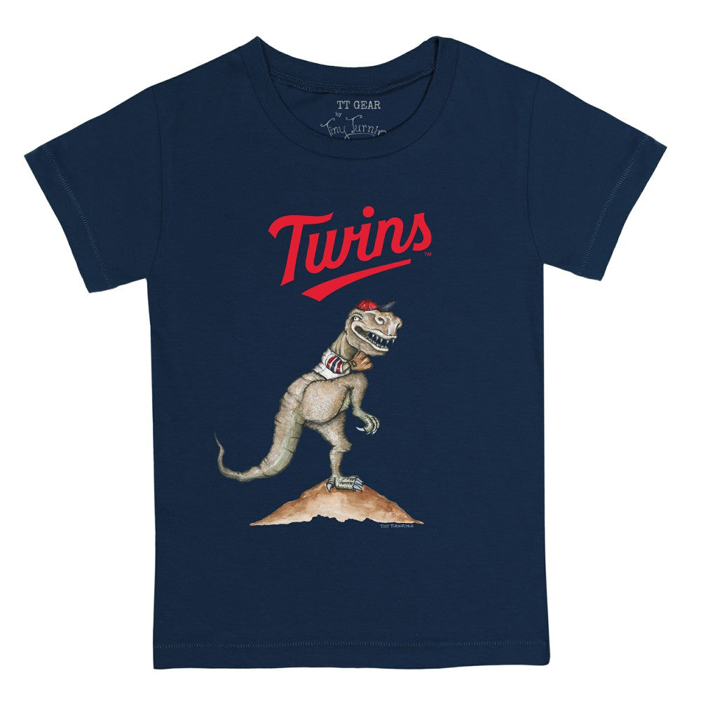 Navy Minnesota Twins Tiny Turnip Youth TT Rex T-Shirt
