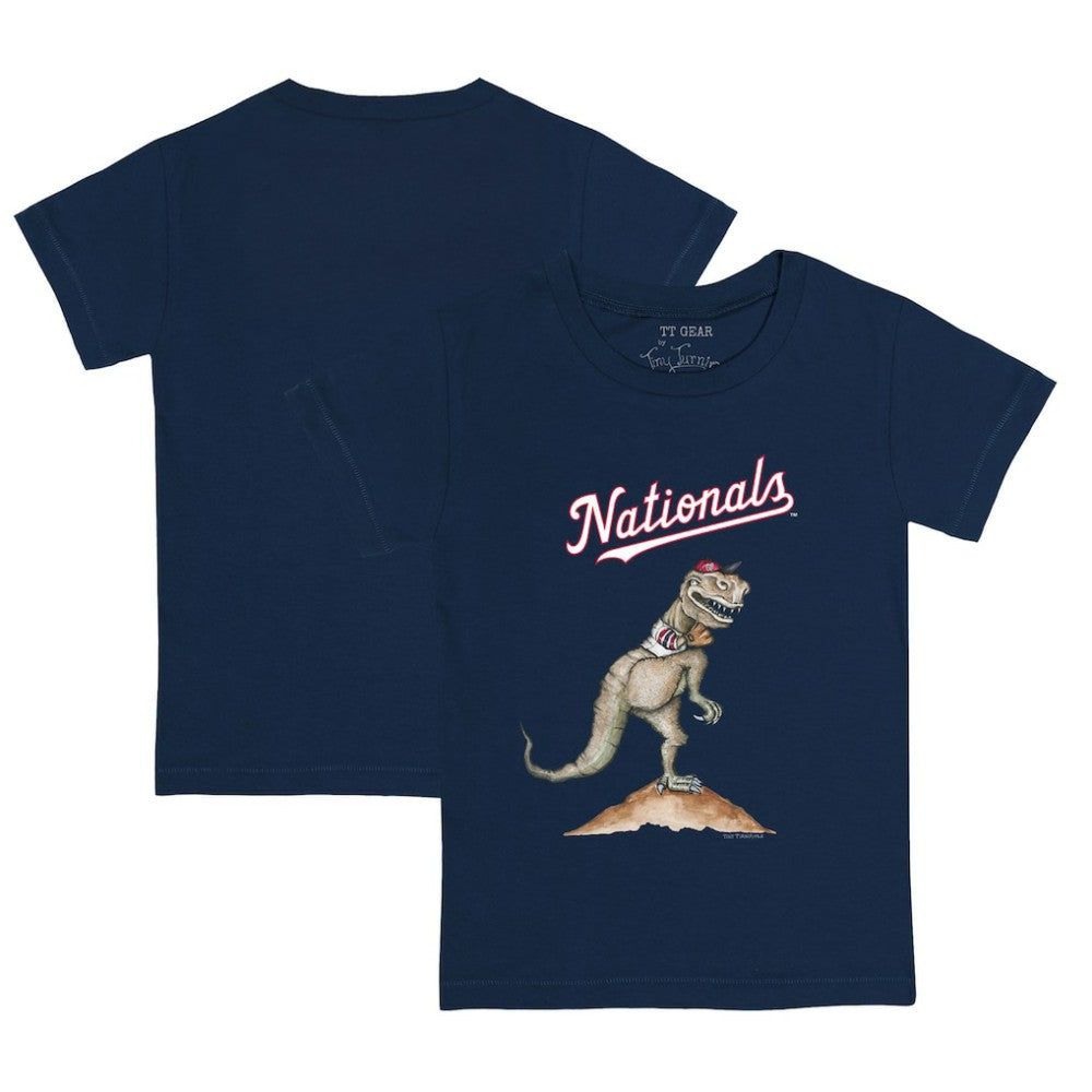 Navy Washington Nationals Tiny Turnip Youth TT Rex T-Shirt