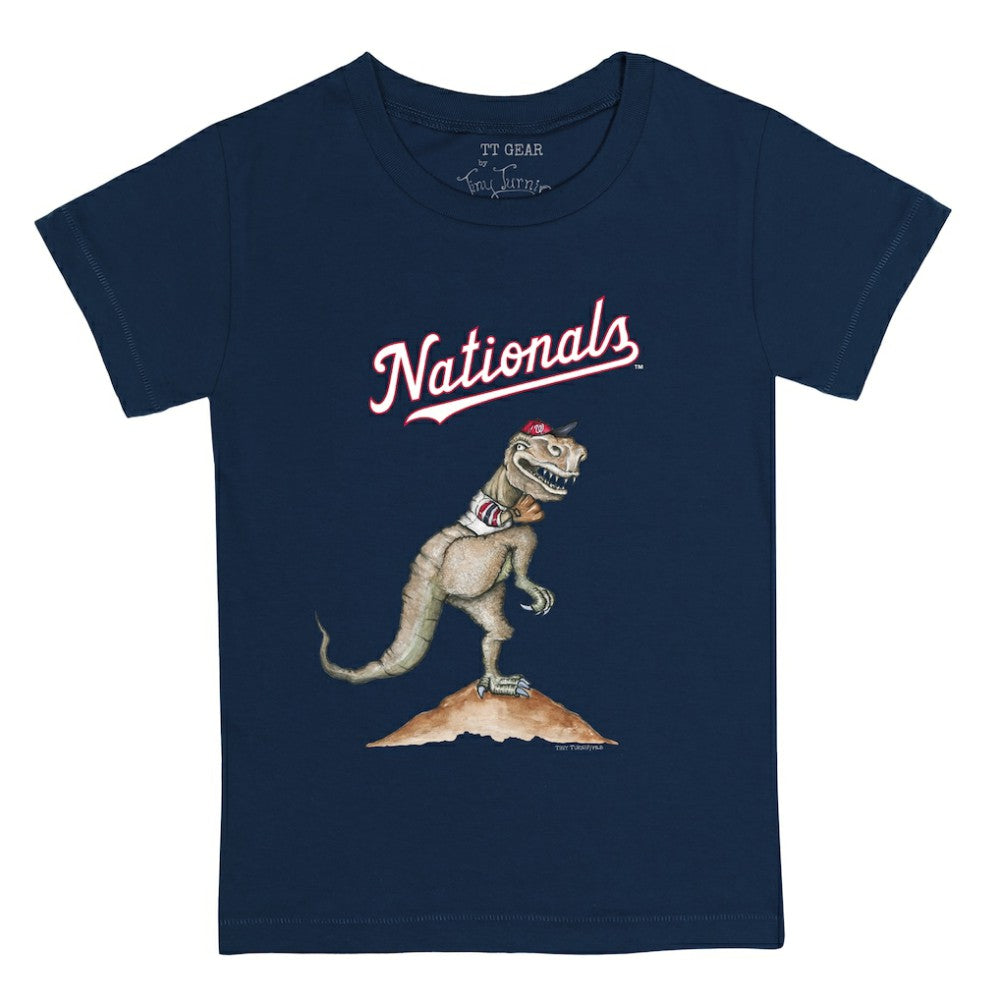 Navy Washington Nationals Tiny Turnip Youth TT Rex T-Shirt