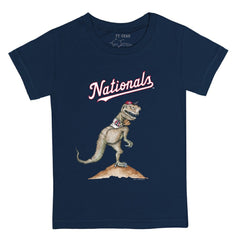 Navy Washington Nationals Tiny Turnip Youth TT Rex T-Shirt