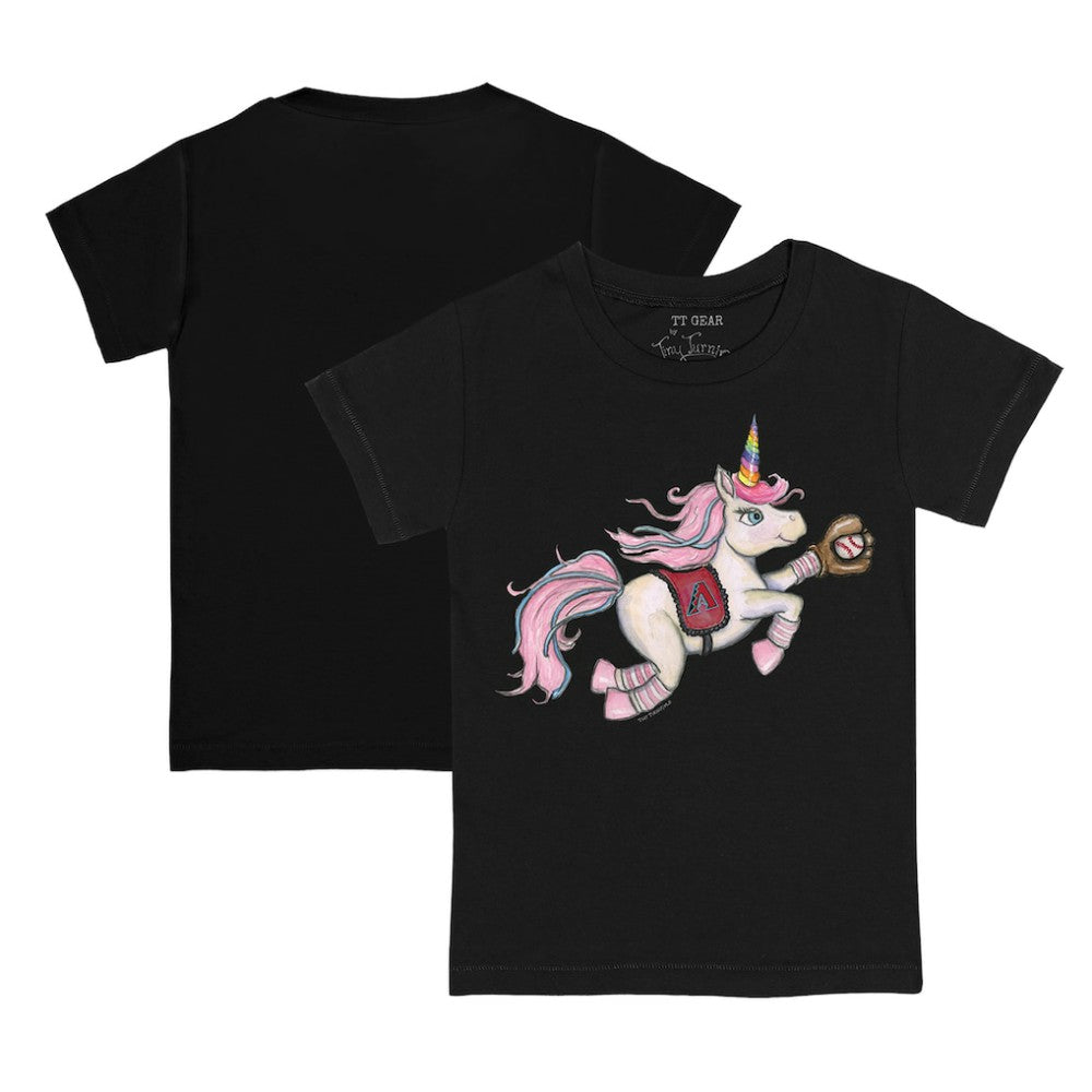 Black Arizona Diamondbacks Tiny Turnip Youth Unicorn T-Shirt