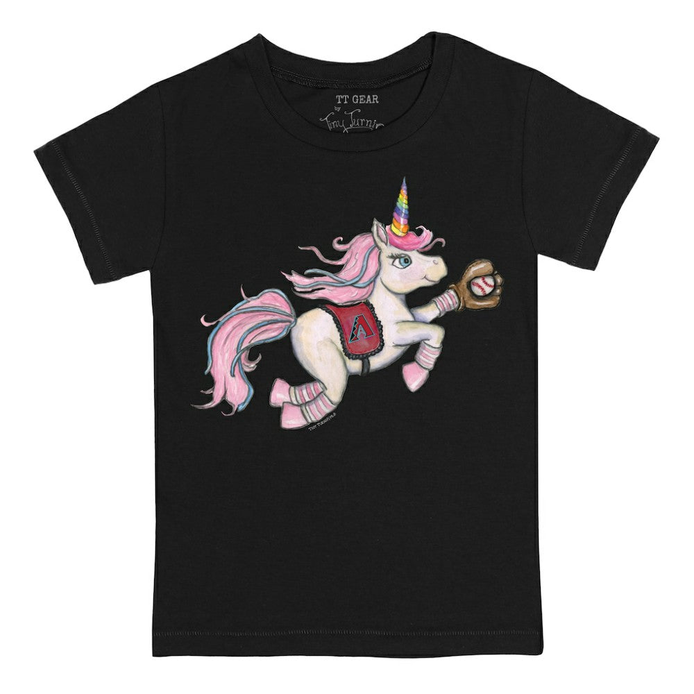 Black Arizona Diamondbacks Tiny Turnip Youth Unicorn T-Shirt