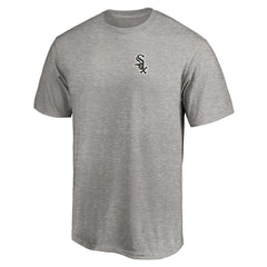 Heather Gray Chicago White Sox Number One Dad T-Shirt