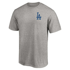 Heather Gray Los Angeles Dodgers Number One Dad T-Shirt