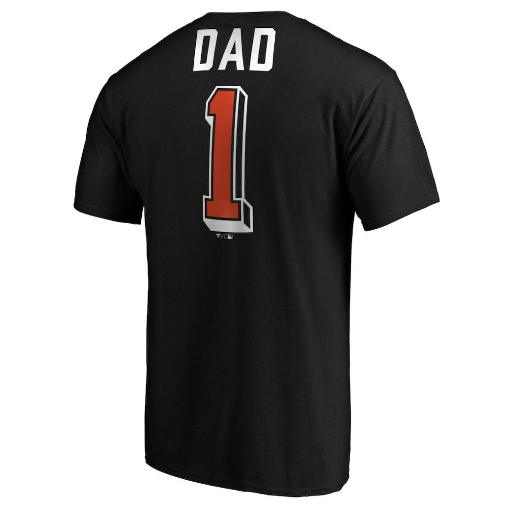 Black San Francisco Giants Number One Dad T-Shirt