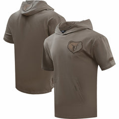 Memphis Grizzlies Pro Standard Neutrals Short Sleeve Pullover Hoodie