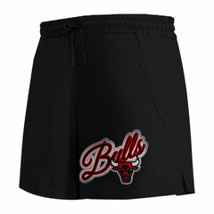 Chicago Bulls Pro Standard Women's Script Woven Shorts