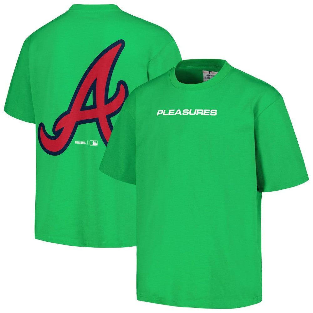 Green Atlanta Braves PLEASURES Ballpark T-Shirt