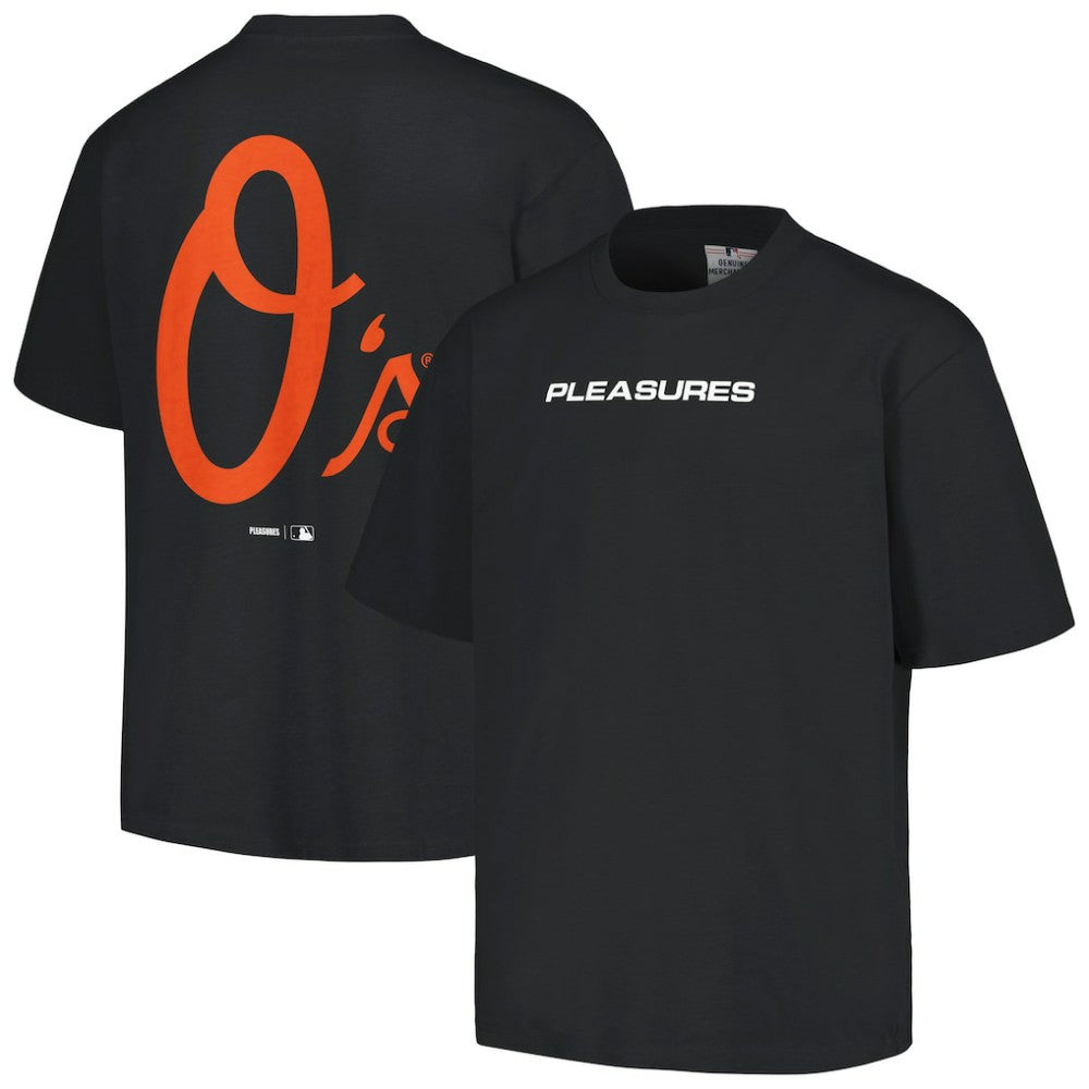 Black Baltimore Orioles PLEASURES Ballpark T-Shirt