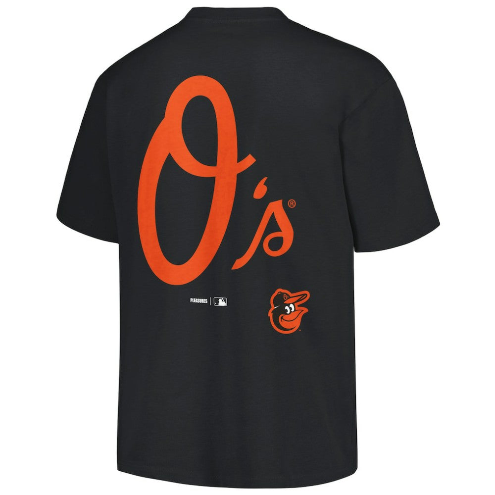 Black Baltimore Orioles PLEASURES Ballpark T-Shirt