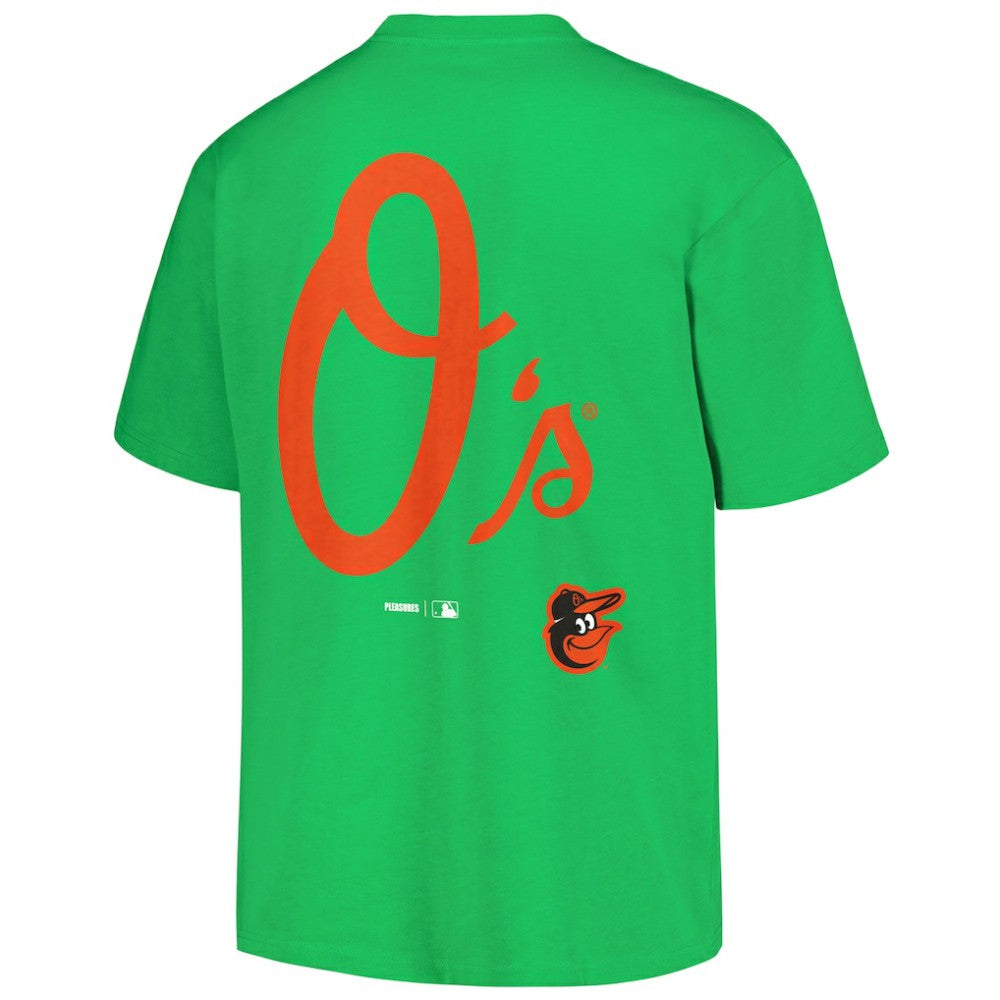 Green Baltimore Orioles PLEASURES Ballpark T-Shirt