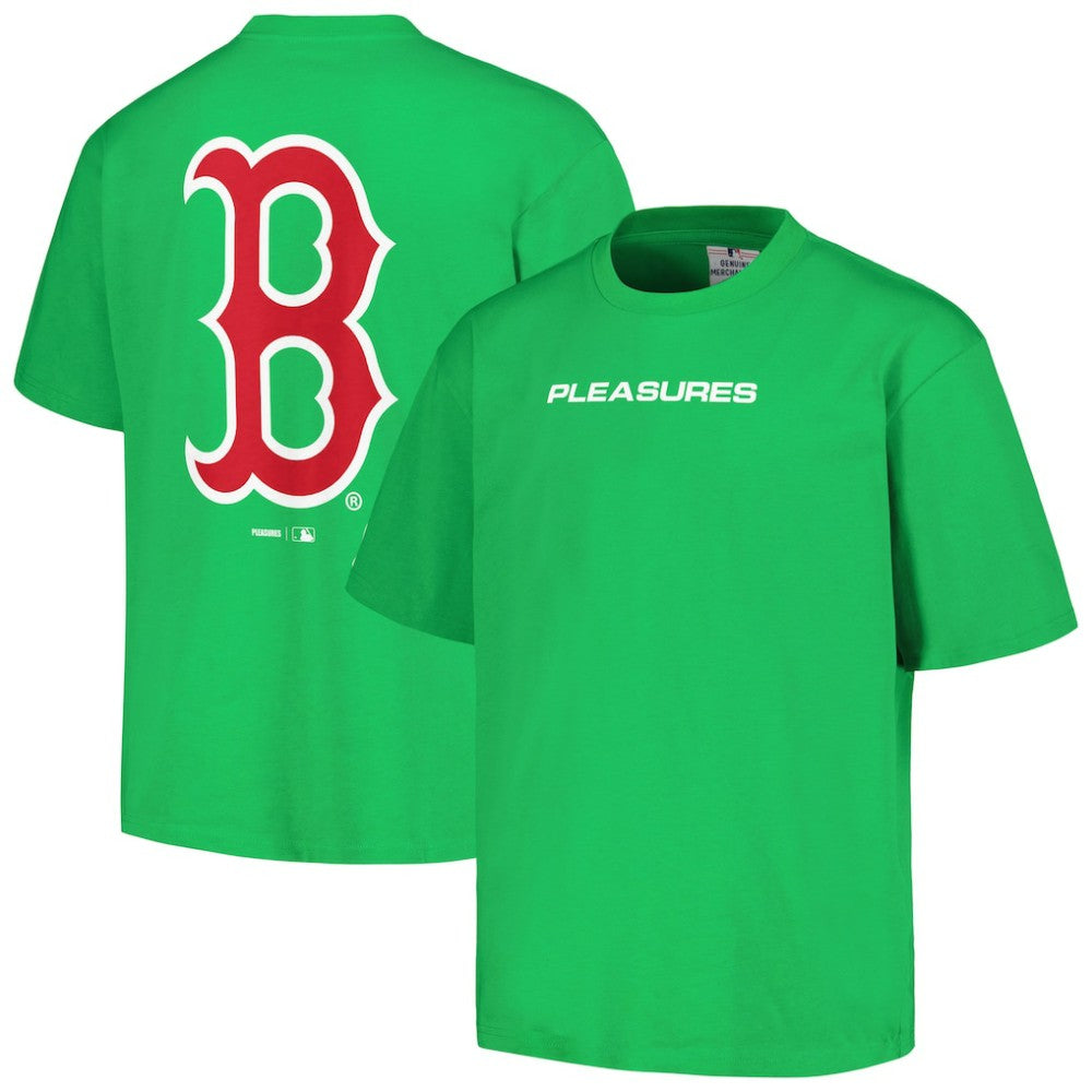Green Boston Red Sox PLEASURES Ballpark T-Shirt