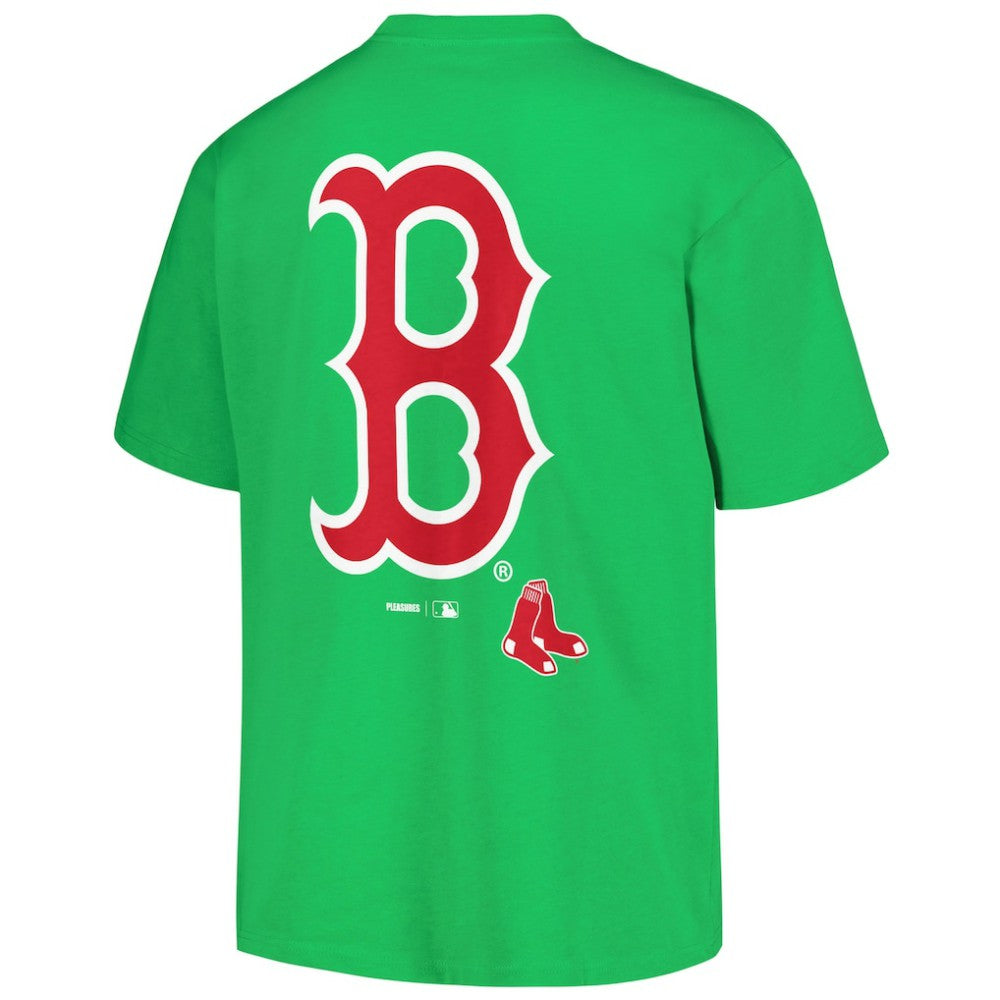 Green Boston Red Sox PLEASURES Ballpark T-Shirt