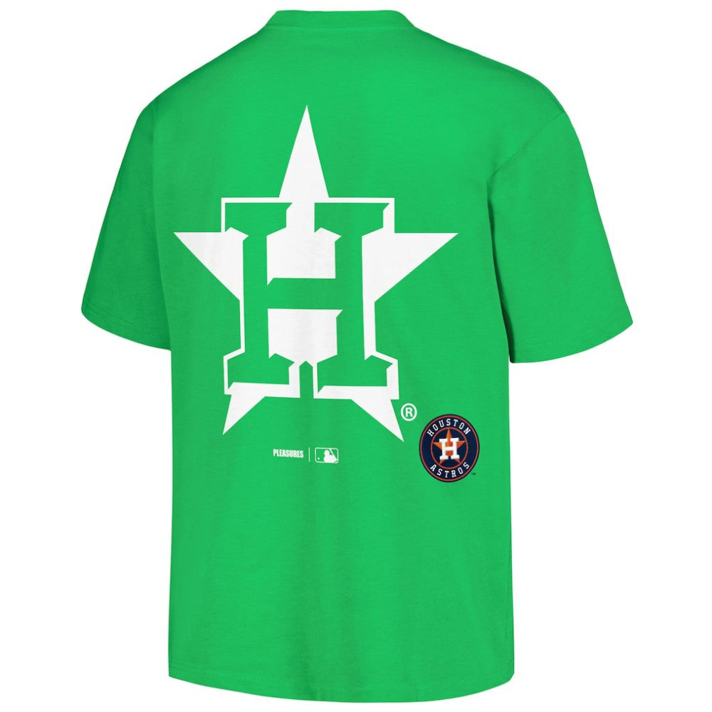 Green Houston Astros PLEASURES Ballpark T-Shirt