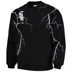 Black Chicago White Sox PLEASURES Lightning Crewneck Pullover Sweatshirt
