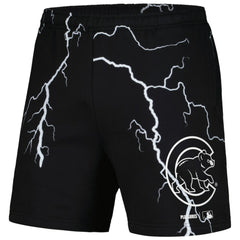 Black Chicago Cubs PLEASURES Lightning Shorts