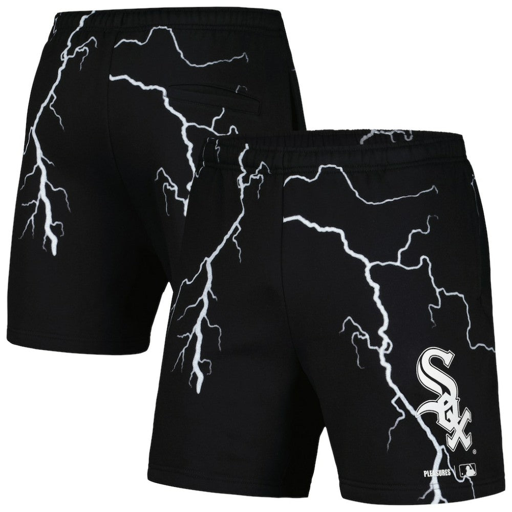 Black Chicago White Sox PLEASURES Lightning Shorts