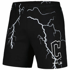 Black Cleveland Guardians PLEASURES Lightning Shorts