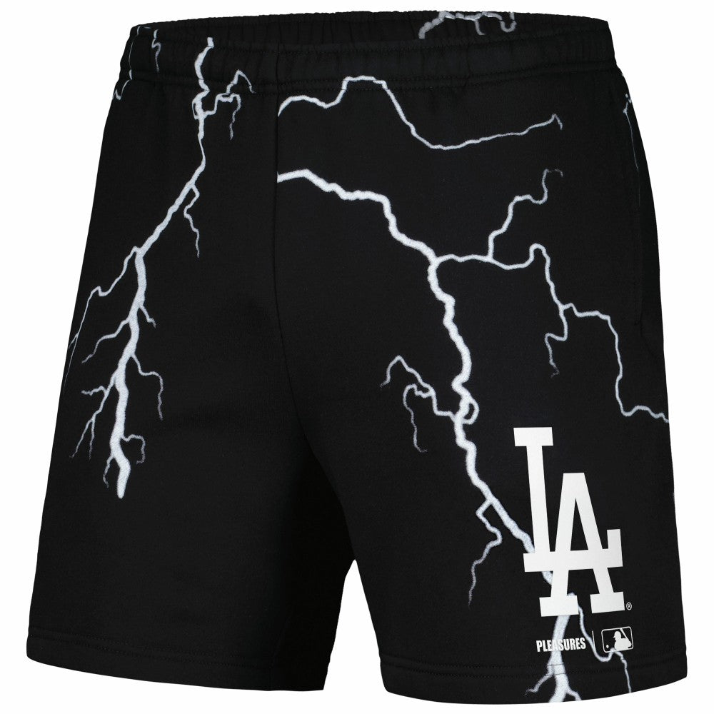 Black Los Angeles Dodgers PLEASURES Lightning Shorts