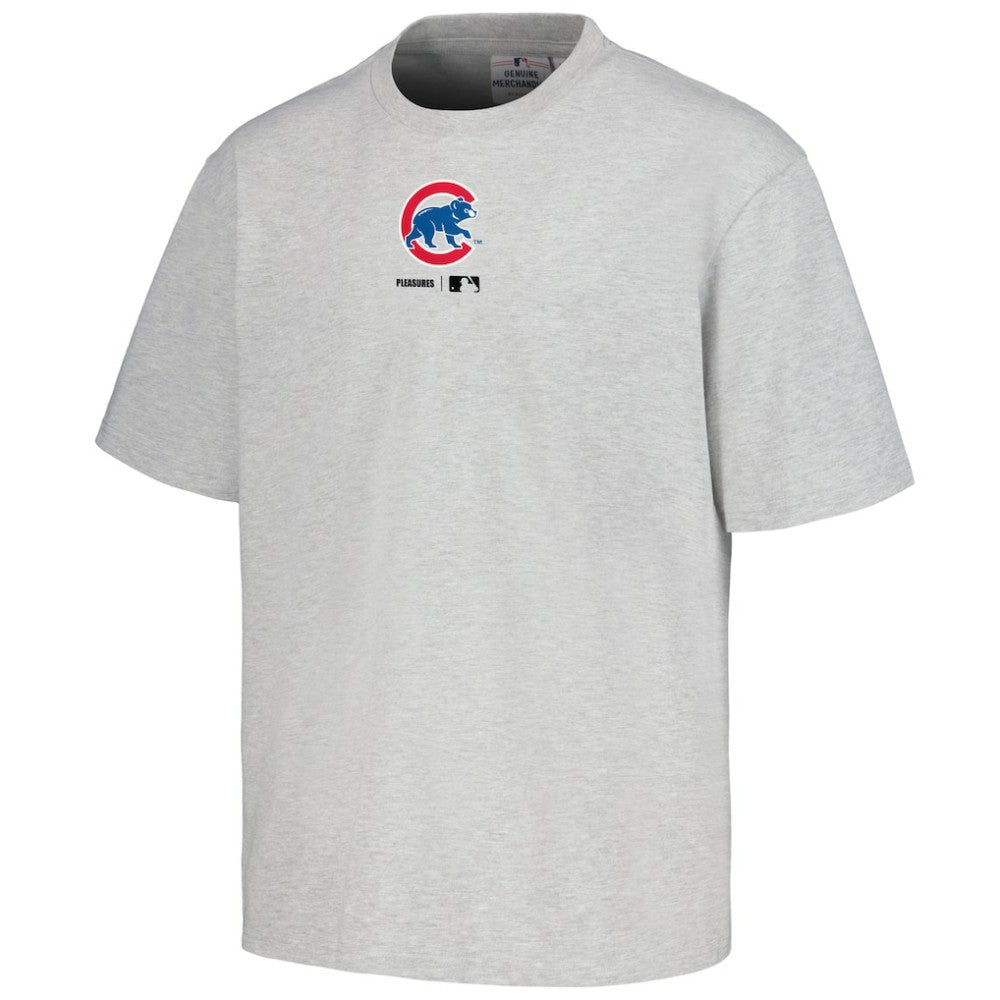 Gray Chicago Cubs PLEASURES Mascot T-Shirt