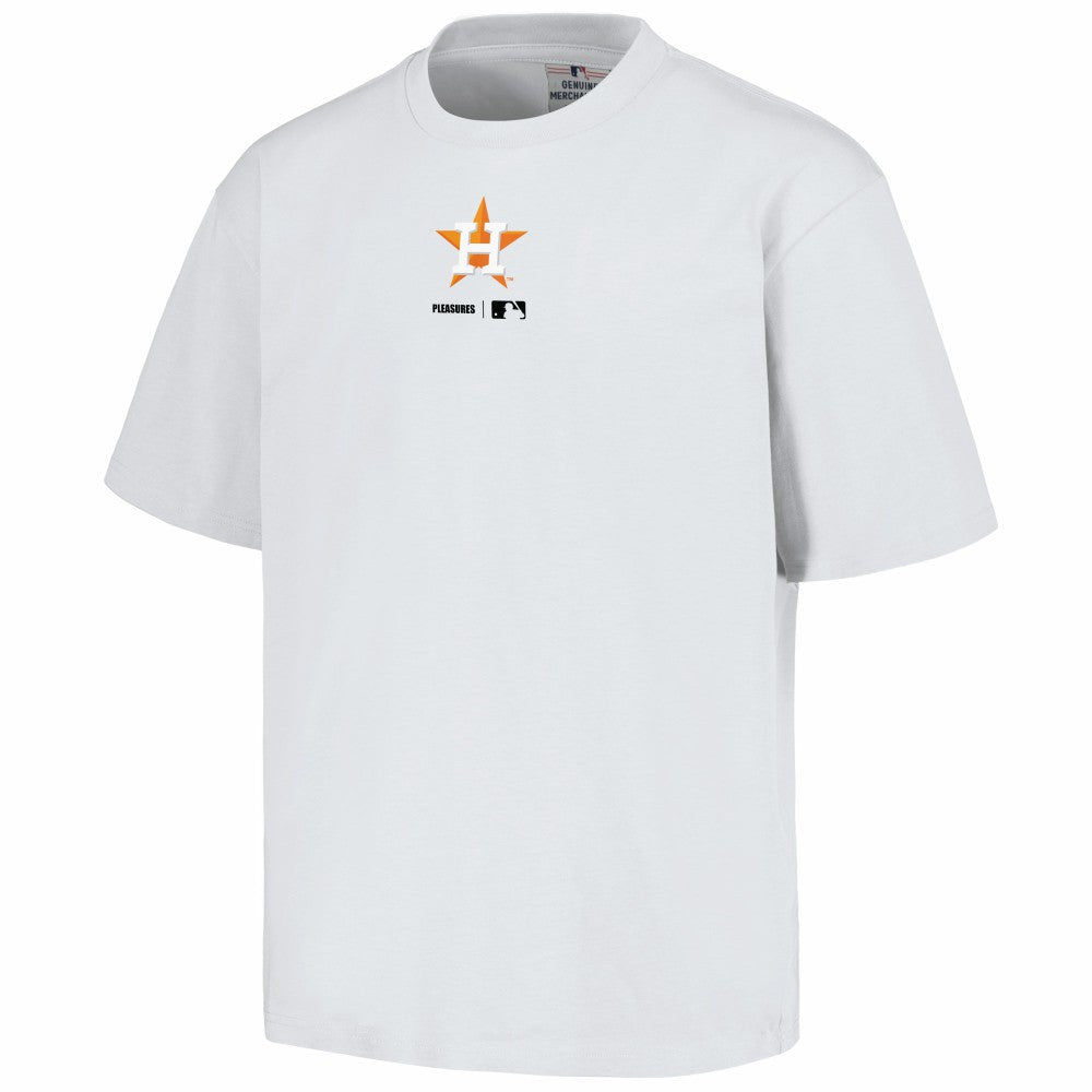White Houston Astros PLEASURES Mascot T-Shirt
