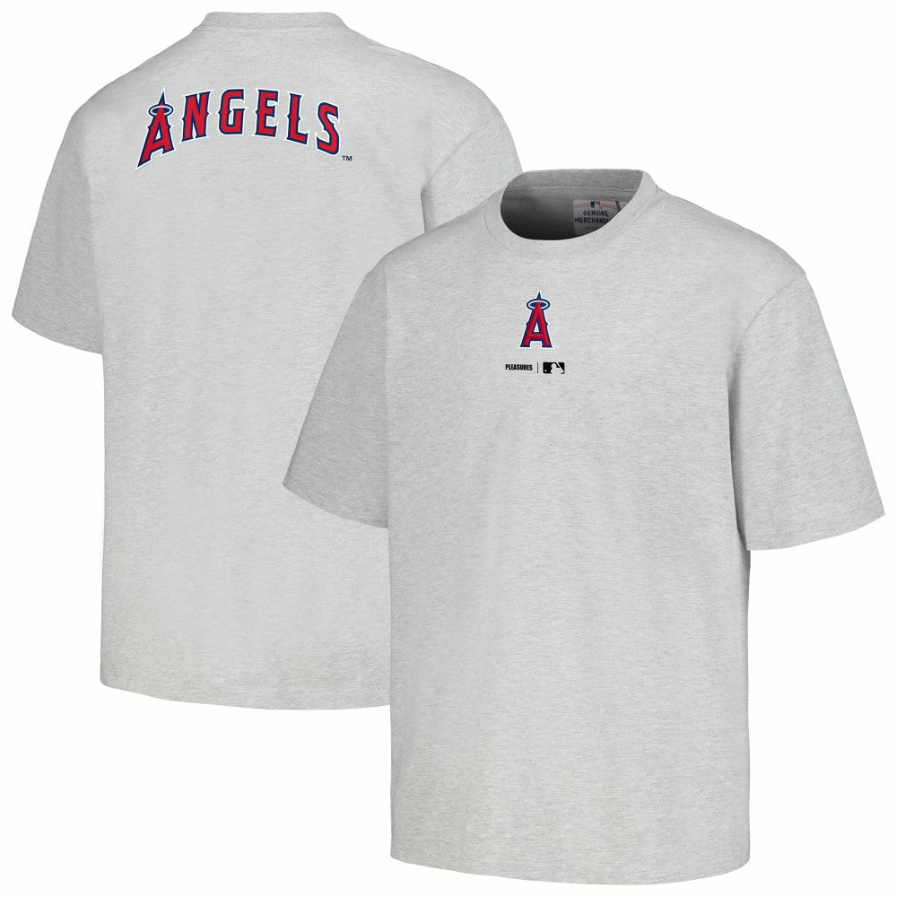 Gray Los Angeles Angels PLEASURES Mascot T-Shirt