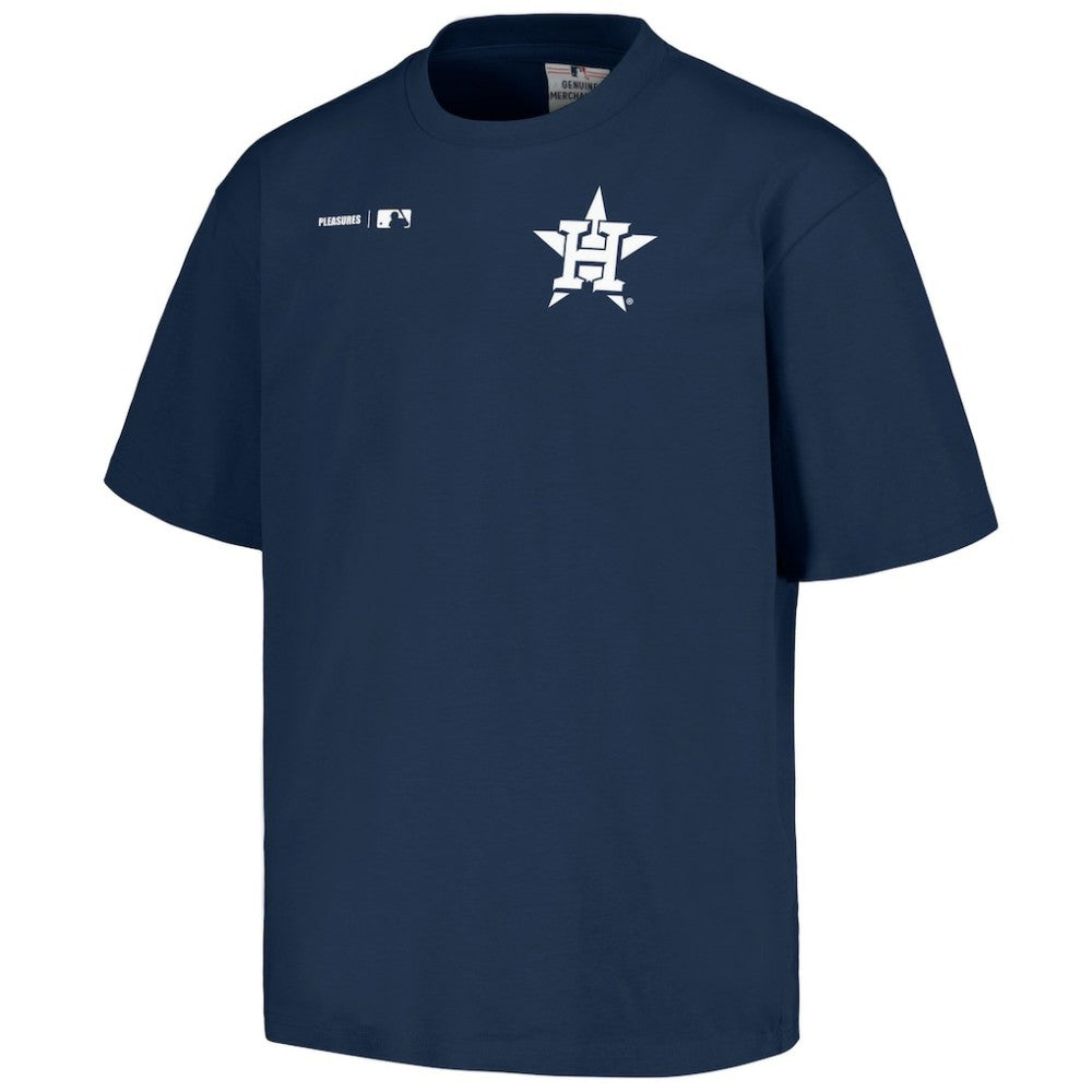 Navy Houston Astros PLEASURES Precision T-Shirt