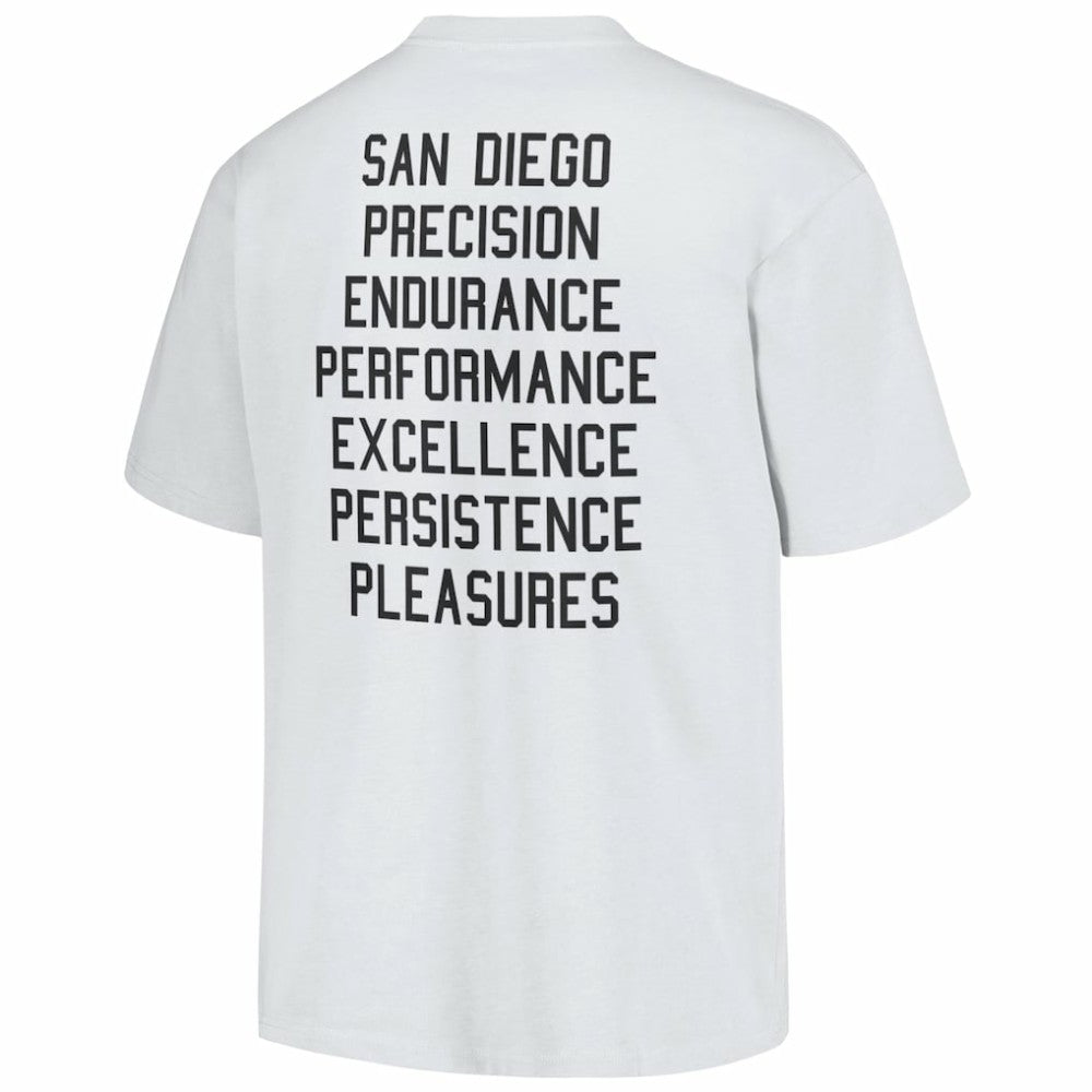 White San Diego Padres PLEASURES Precision T-Shirt