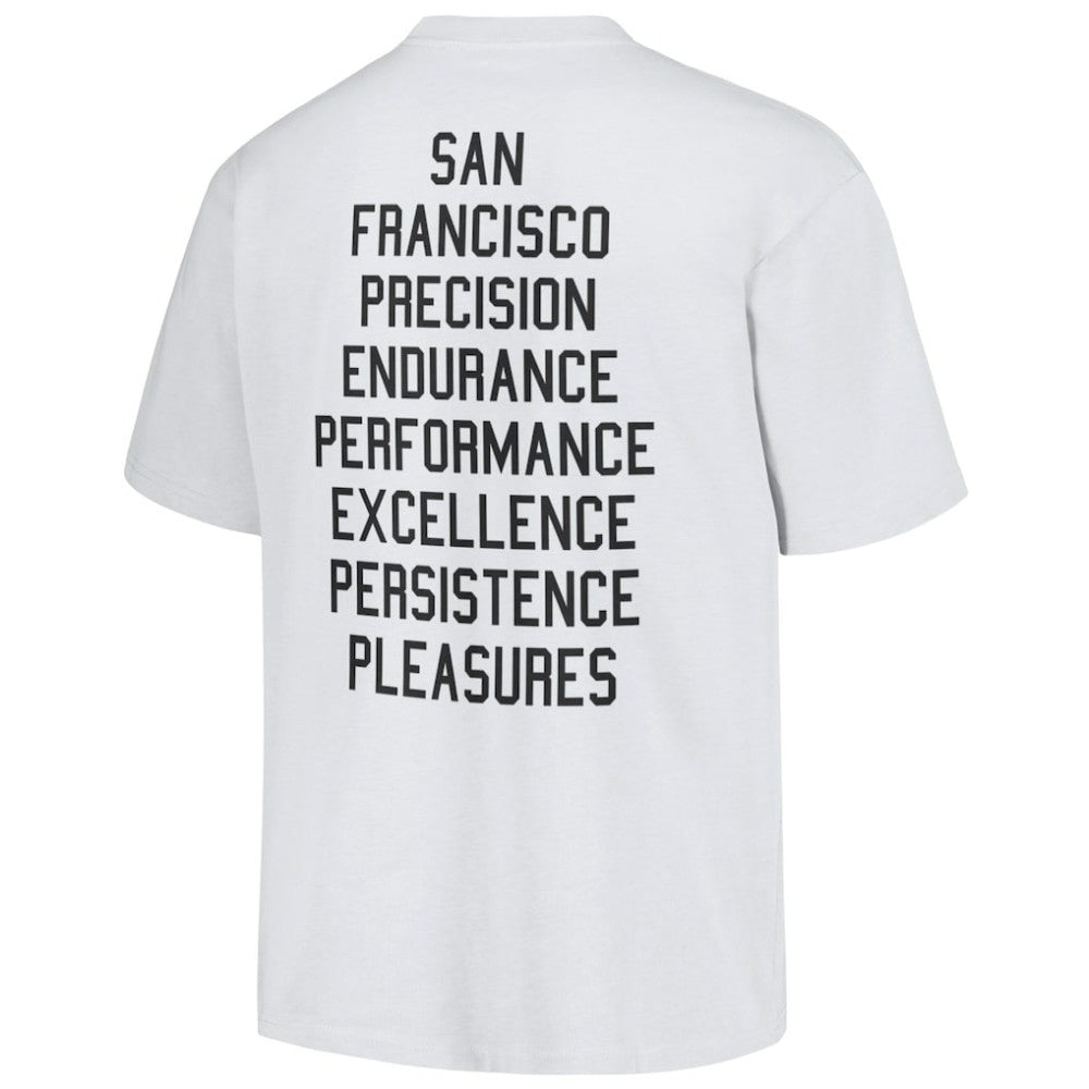 White San Francisco Giants PLEASURES Precision T-Shirt