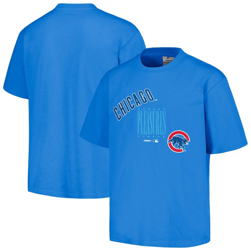 Royal Chicago Cubs PLEASURES Repurpose T-Shirt