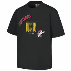 Black Cincinnati Reds PLEASURES Repurpose T-Shirt