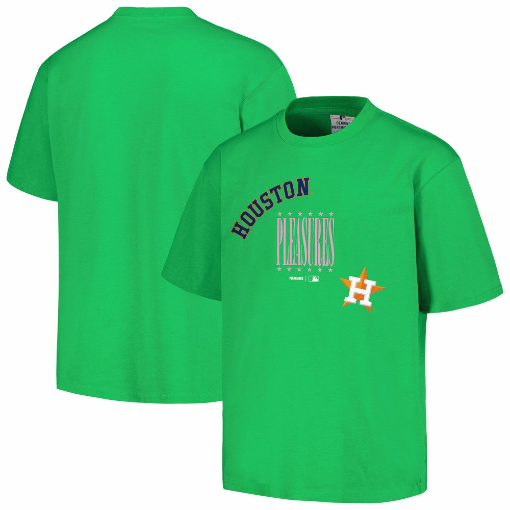 Green Houston Astros PLEASURES Repurpose T-Shirt