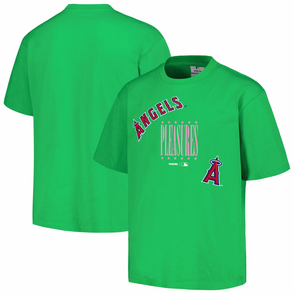 Green Los Angeles Angels PLEASURES Repurpose T-Shirt