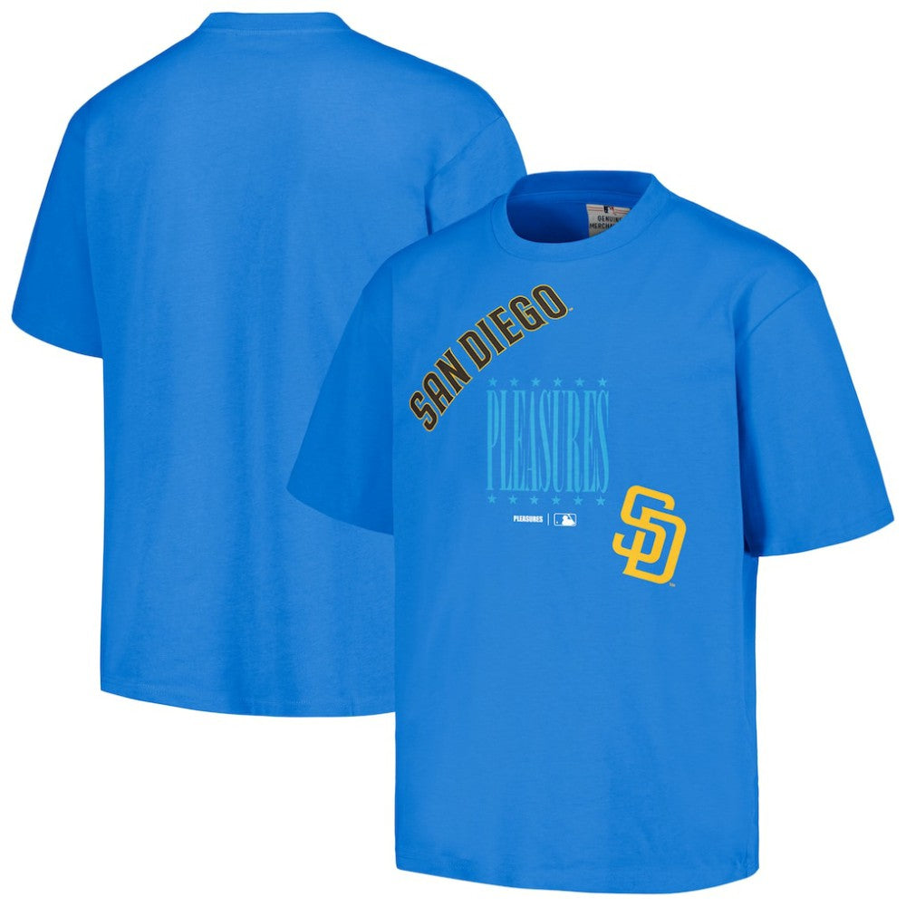 Blue San Diego Padres PLEASURES Repurpose T-Shirt