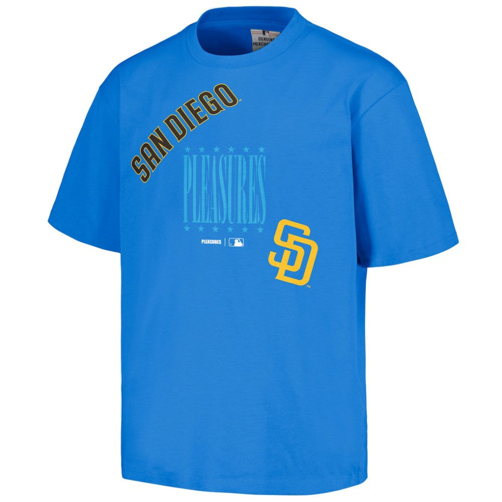 Blue San Diego Padres PLEASURES Repurpose T-Shirt