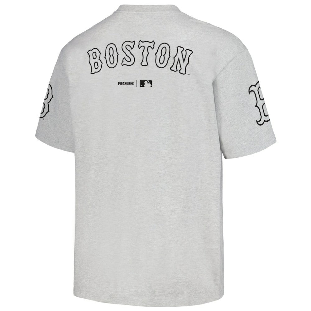Gray Boston Red Sox PLEASURES Team T-Shirt