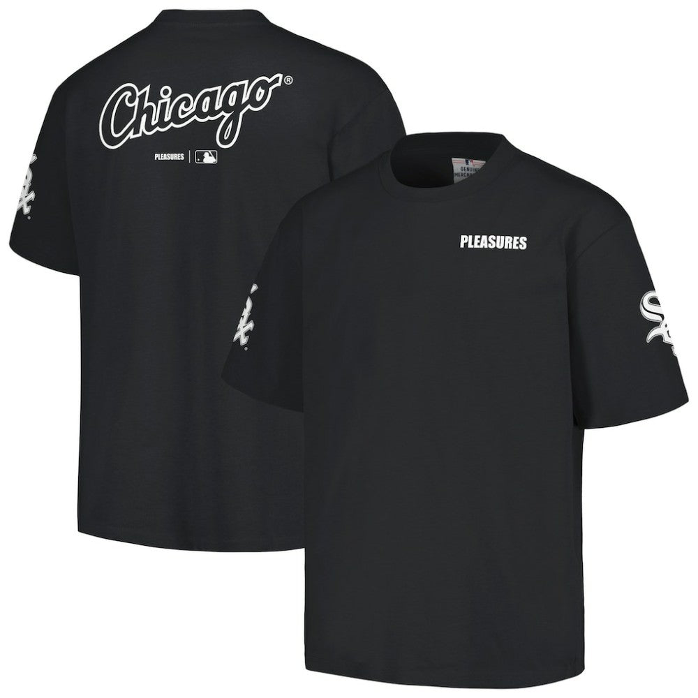 Black Chicago White Sox PLEASURES Team T-Shirt