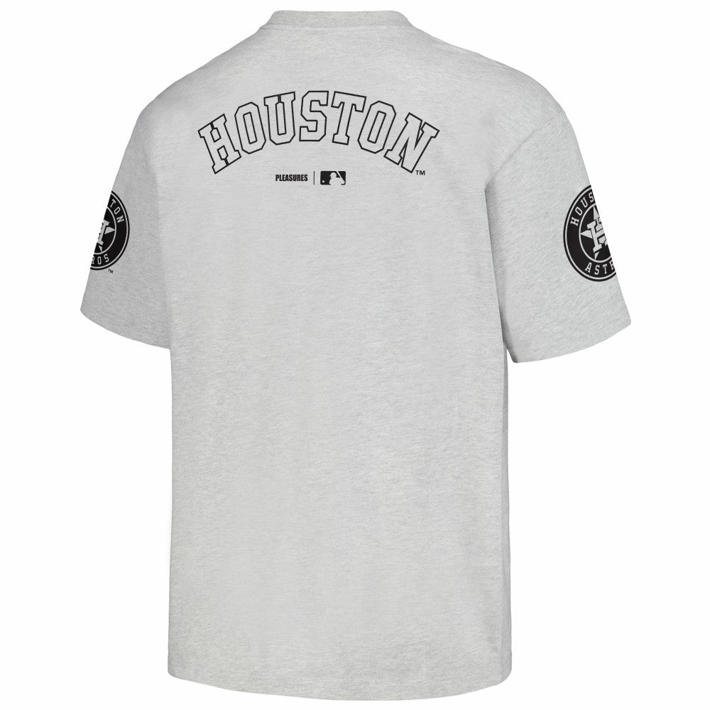 Gray Houston Astros PLEASURES Team T-Shirt