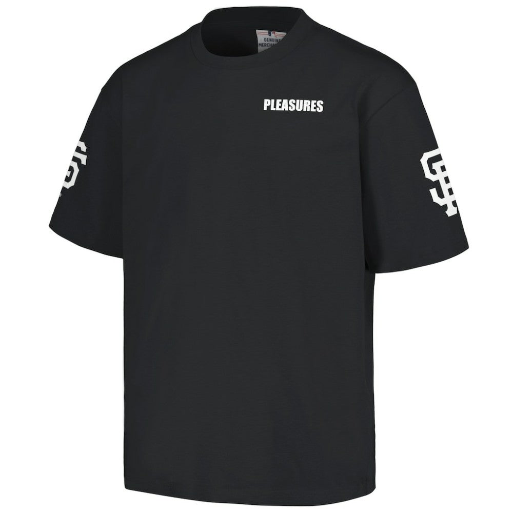 Black San Francisco Giants PLEASURES Team T-Shirt