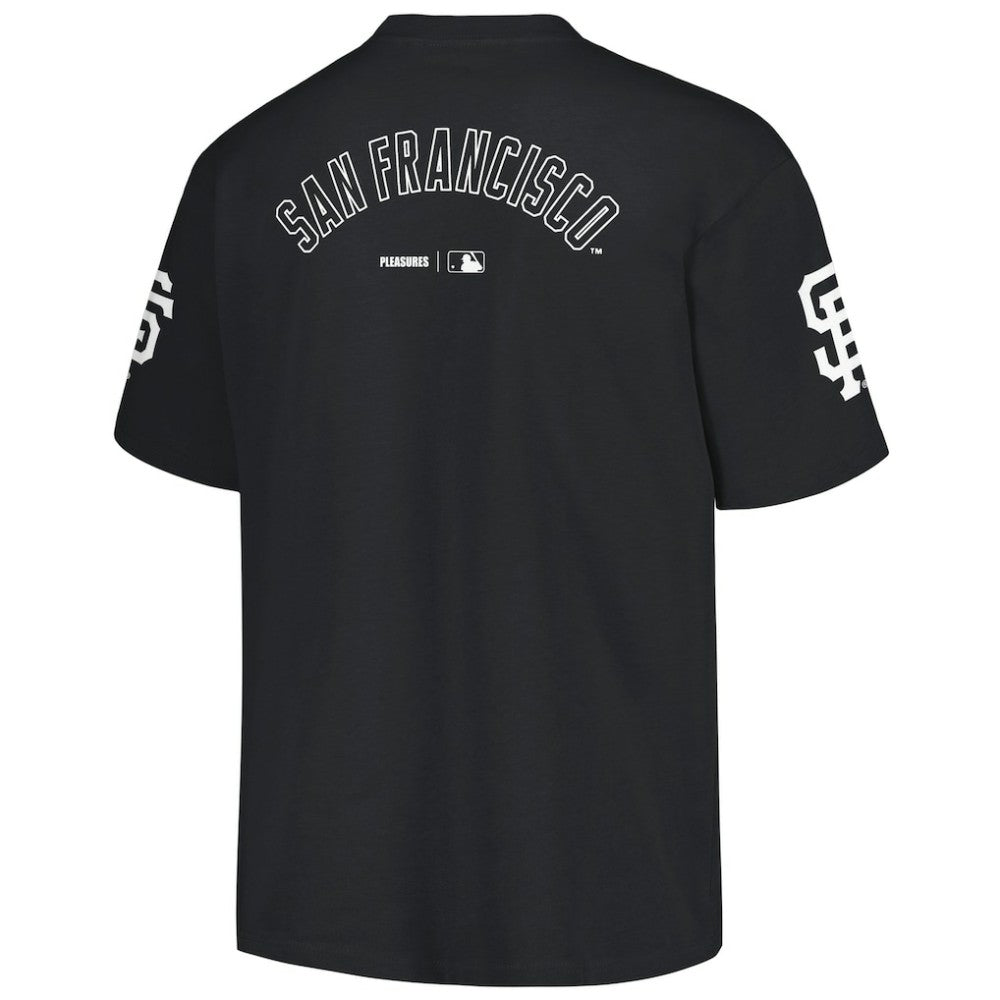 Black San Francisco Giants PLEASURES Team T-Shirt