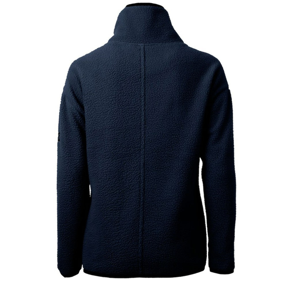 Navy Philadelphia Phillies Cutter & Buck Women's Americana Logo Cascade Eco Sherpa Fleece Half-Zip Pullover Jacket