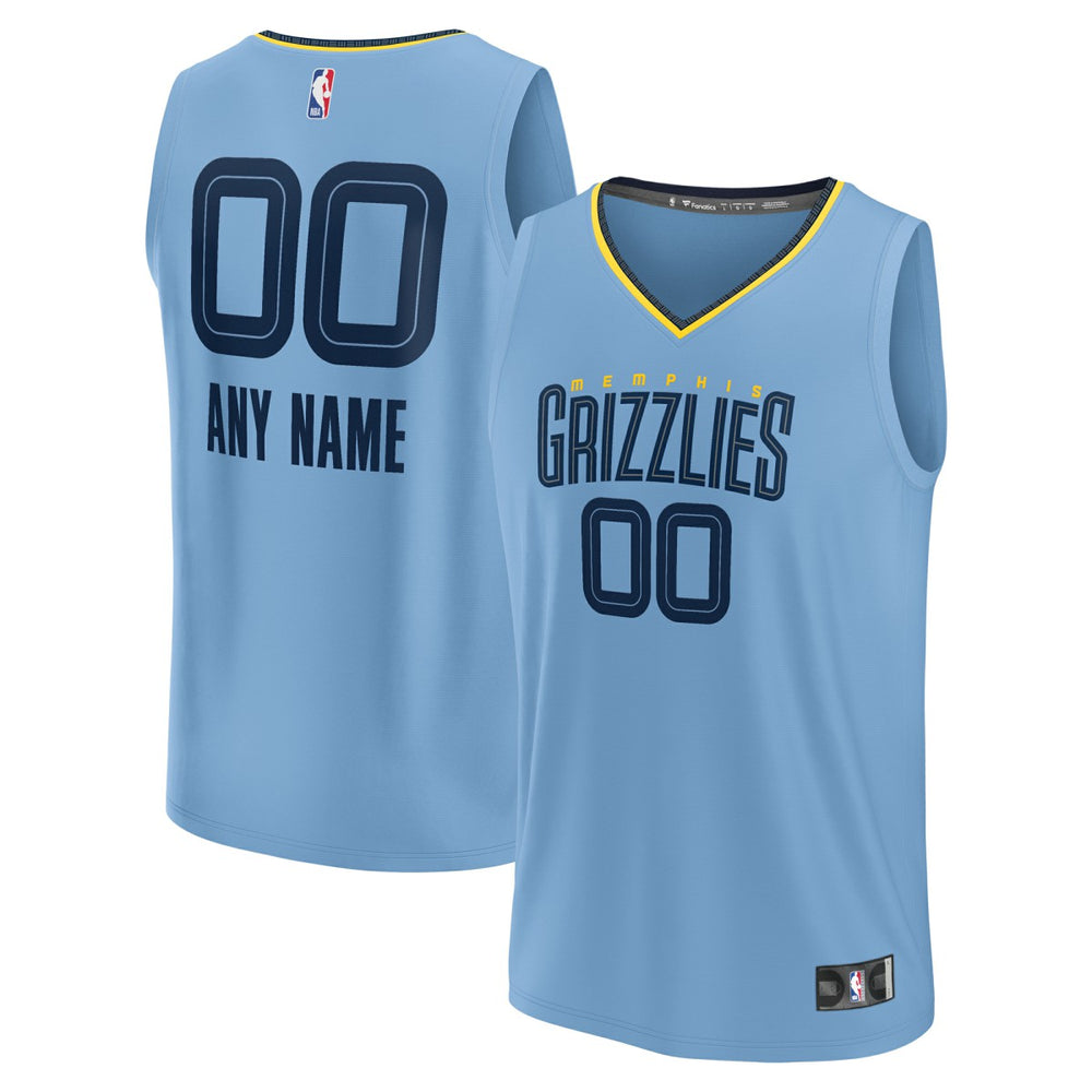 Fanatics Memphis Grizzlies Custom Fast Break Jersey
